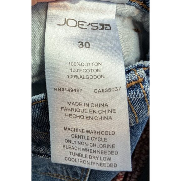 Joes Jeans Womens The Scout Mid Rise Slim Boyfriend Distressed Cropped Jeans 30 - Picture 8 of 9